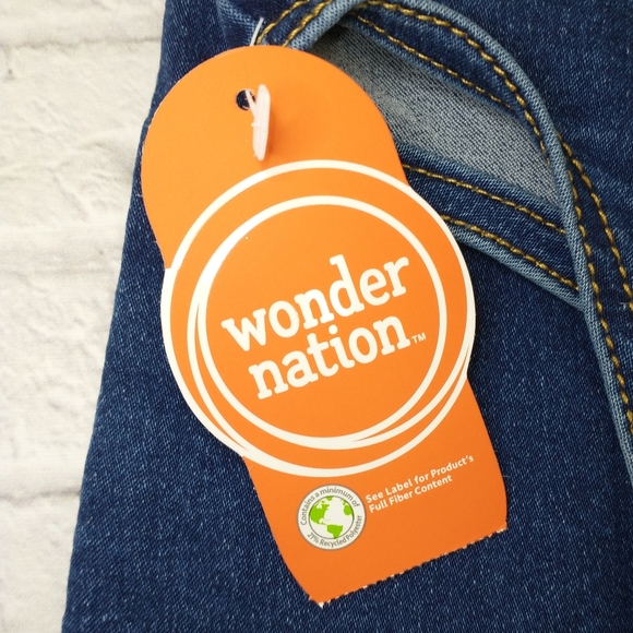 NWT Girls Denim Overall Dress - Picture 7 of 7